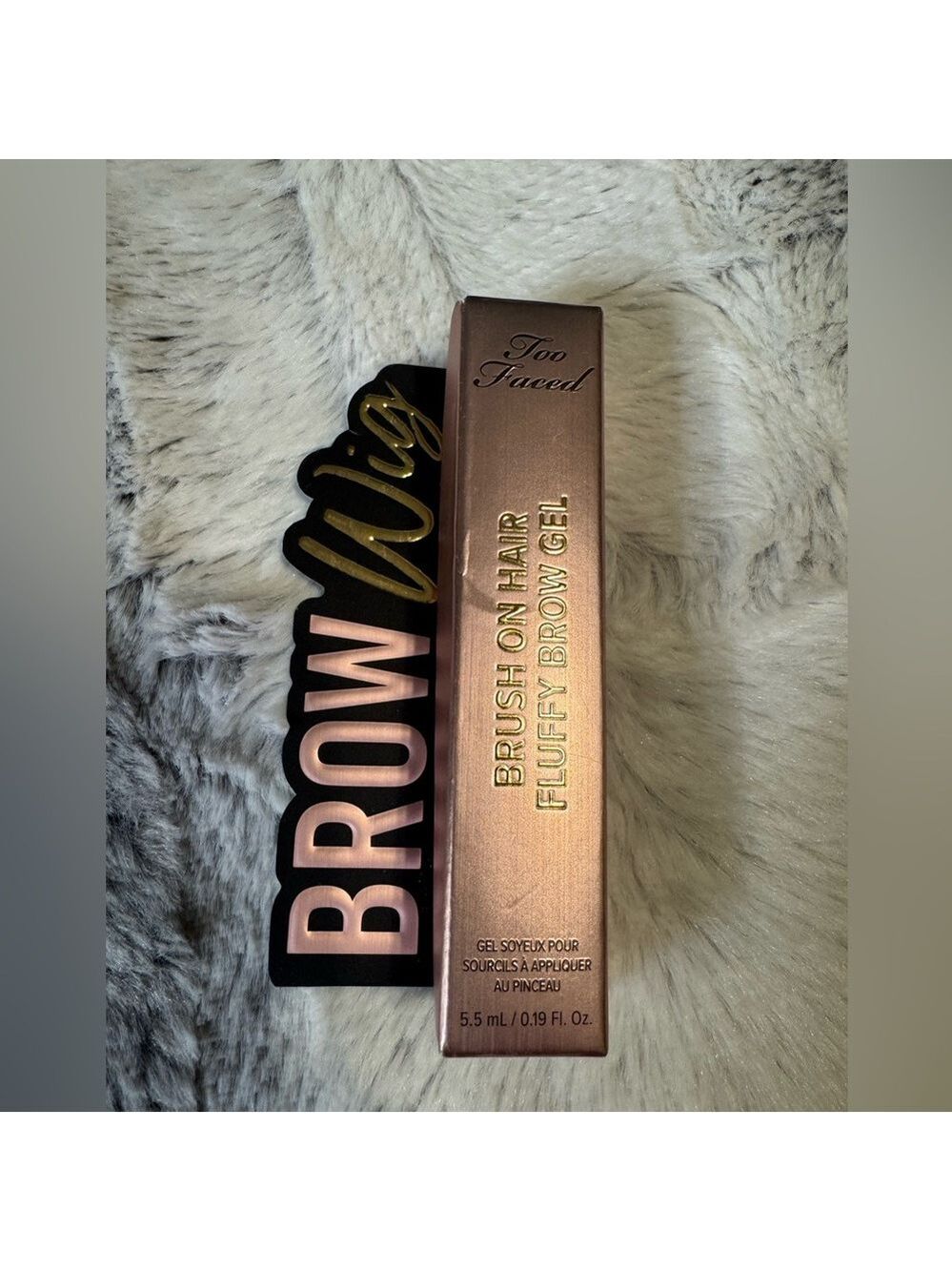 Too Faced - Brow Wig Brush On Hair Fluffy Brow Gel - Auburn $25 Retail